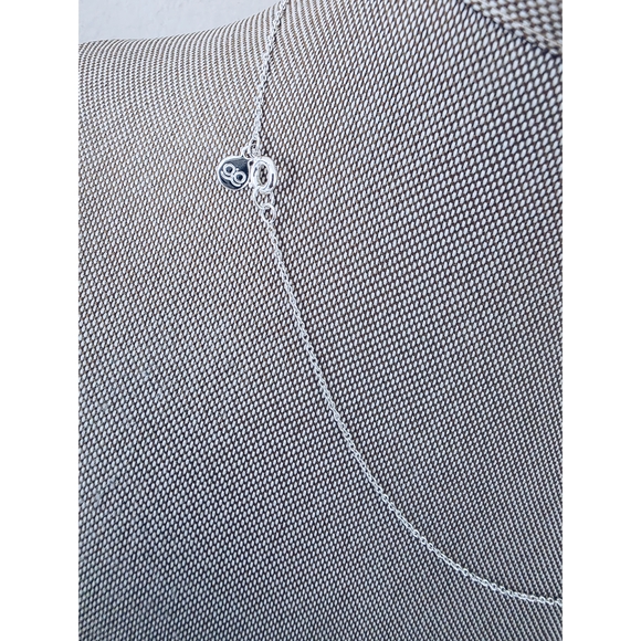 Silver Disc Charm Necklace - Picture 5 of 5